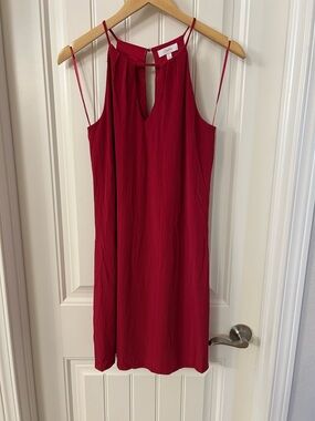 Candie’s Red Sleeveless Shift Dress